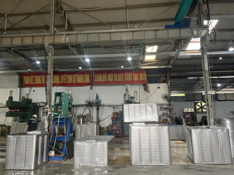 Bể ngầm inox theo yêu cầu